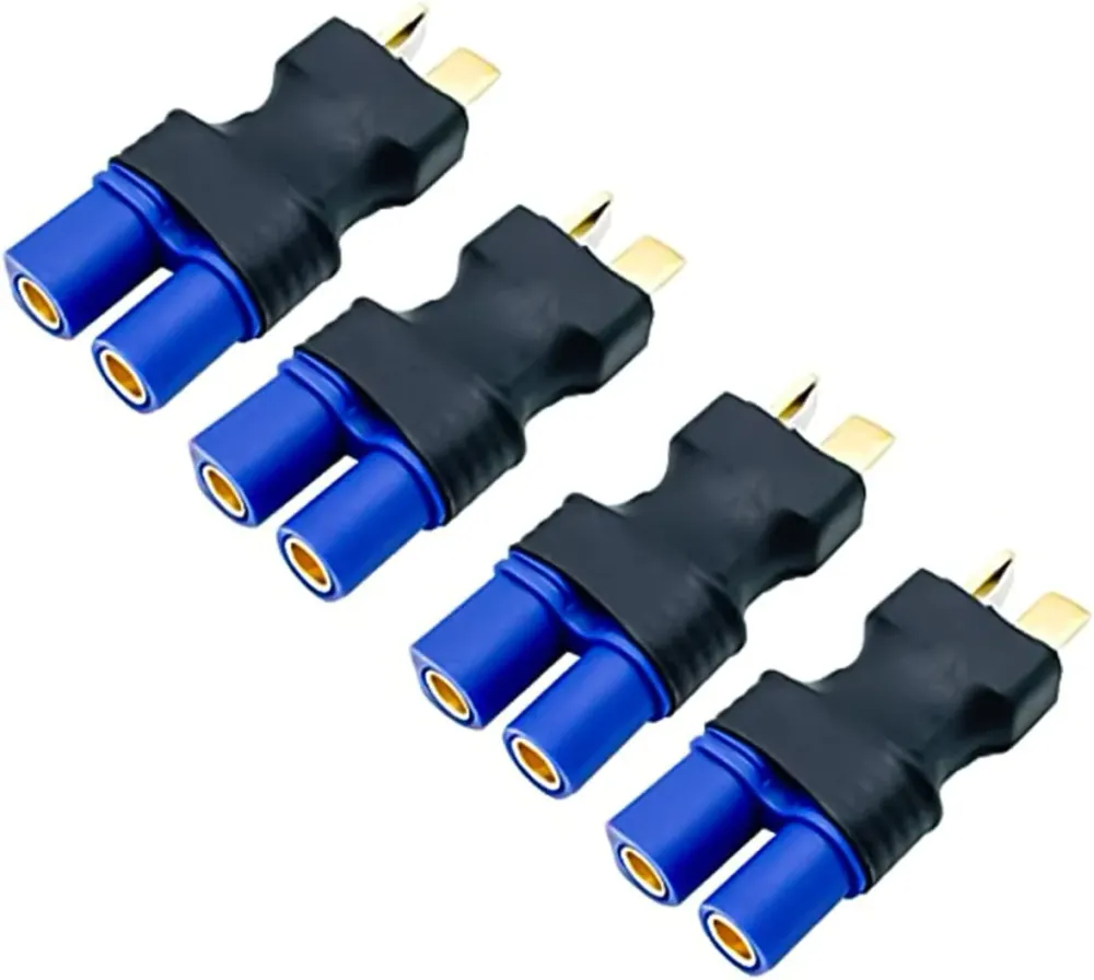 2 páry bezdrátového adaptéru XT60 na T-Plug Deans Style, konektor samec samice - ideální pro RC modelářství drony YUNIQUE...