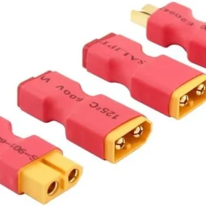 2 páry bezdrátového adaptéru XT60 na T-Plug Deans Style, konektor samec samice - ideální pro RC modelářství drony YUNIQUE...