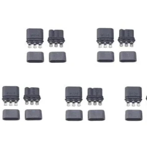 5 párů vysoce kvalitních konektorů MT60, 3,5mm zástrčka ESC nástavec, samec-samice, RC konektory baterie pro model budovy...