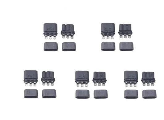 5 párů vysoce kvalitních konektorů MT60, 3,5mm zástrčka ESC nástavec, samec-samice, RC konektory baterie pro model budovy...