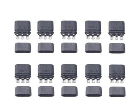 5 párů vysoce kvalitních konektorů MT60, 3,5mm zástrčka ESC nástavec, samec-samice, RC konektory baterie pro model budovy...