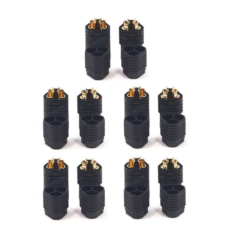 5 párů vysoce kvalitních konektorů MT60, 3,5mm zástrčka ESC nástavec, samec-samice, RC konektory baterie pro model budovy...