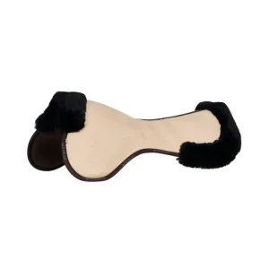 Demi-tapis Close Contact en mousse mémoire avec schaffell Light Brown/Black Taille výjimečný