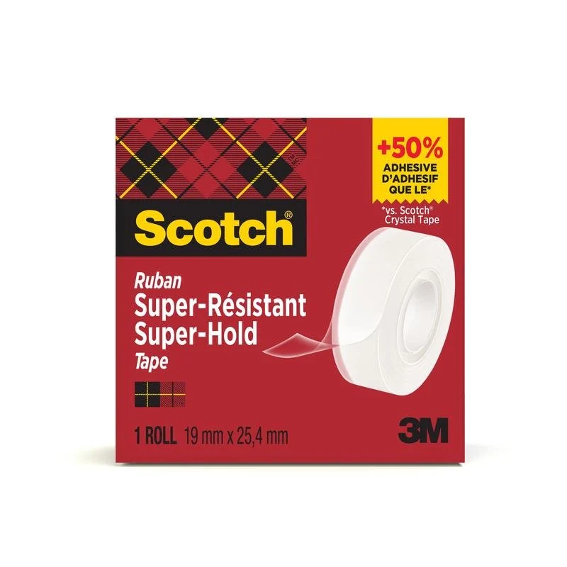 Banda de securitate Super-Hold Super-Hold, 1 Roll, 19 mm x 25,4 m | Pachet (1 rolă)