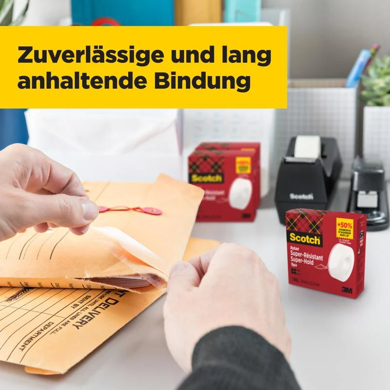 Banda de securitate Super-Hold Super-Hold, 1 Roll, 19 mm x 25,4 m | Pachet (1 rolă)