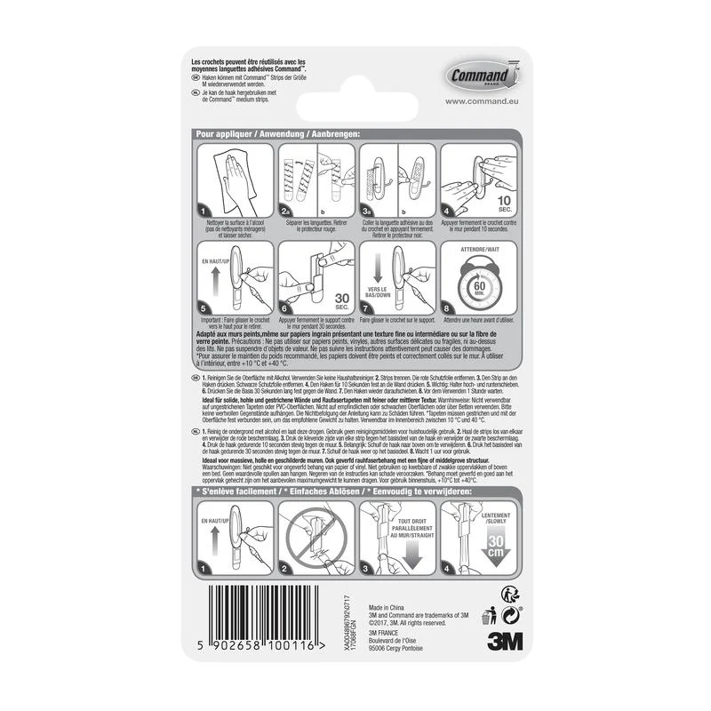 Command™ Medium Drahthaken, 17068 | Packung (1 Stück)