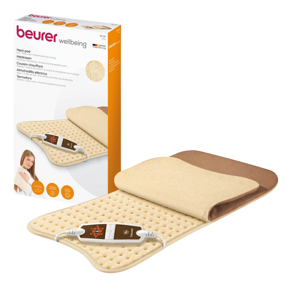 Auslaufartikel: Beurer HK 115 Flauschiges XXL-Heizkissen Cosy | Packung (1 Stück)