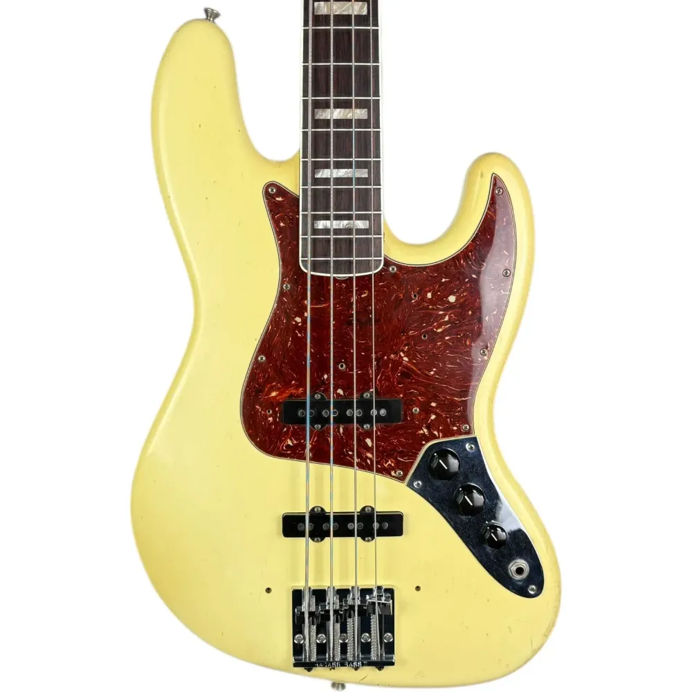 Fender Custom Shop 1965 Jazz Bass Closet Classic 2008 Relic - Vintage White