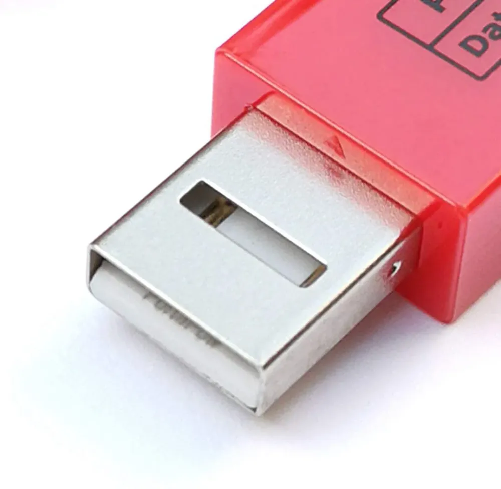PortaPow gen. 3 Data Blocker USB- na SmartCharge červený