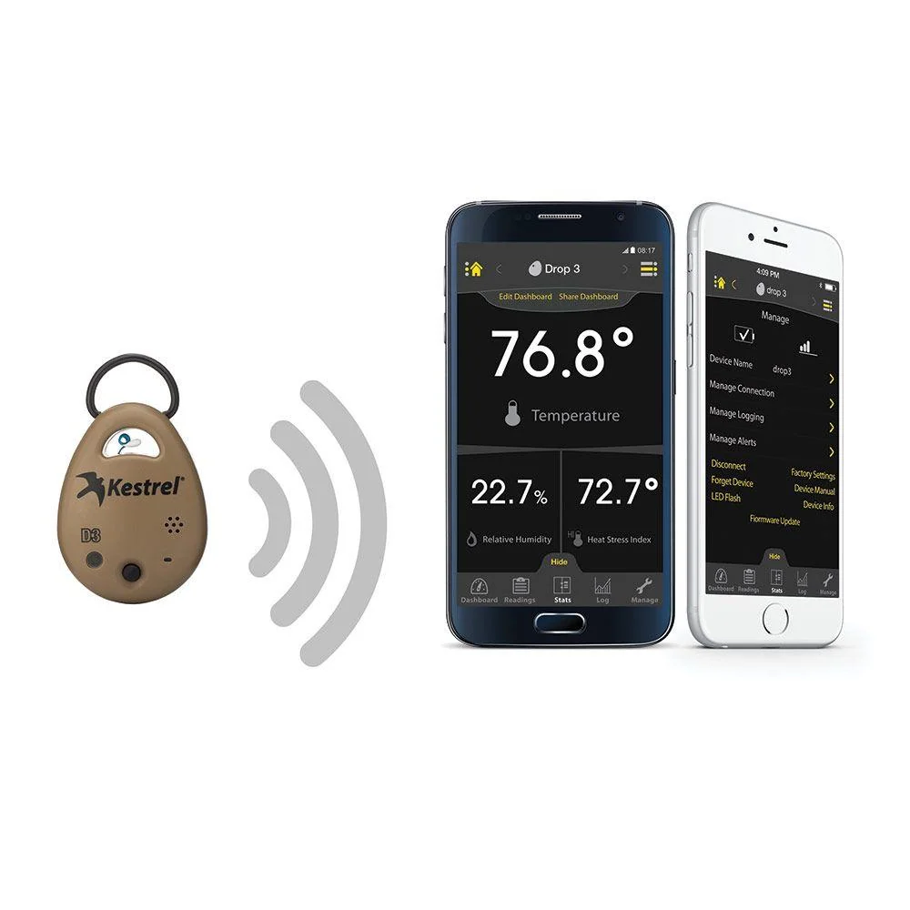 Kestrel DROP D3 Bluetooth datový záznamník - teplota | vlhkost | tlak