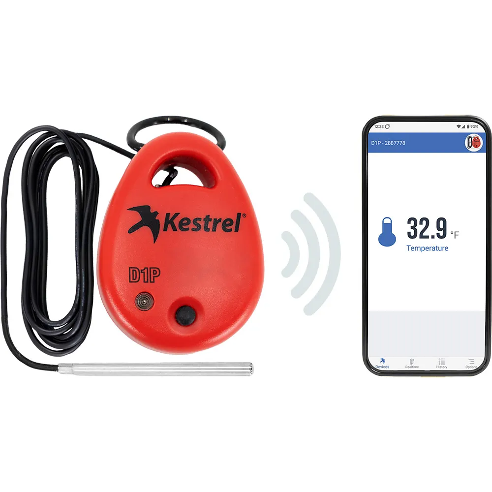 Kestrel DROP D1P bezdrátový teplotní senzor datový záznamník