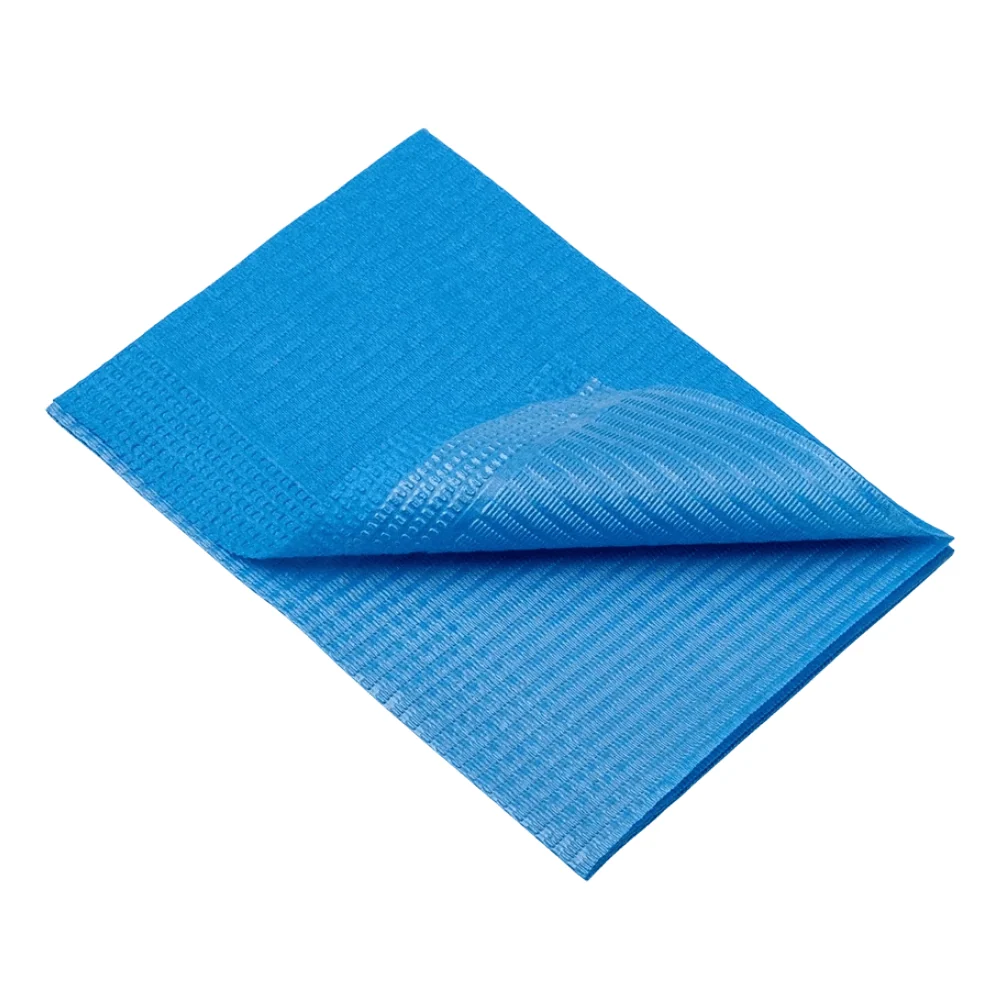 AMPri Dental Einweg Patientenservietten 33 x 45 cm, verschiedene Farben | Karton (4 Packungen) Orange