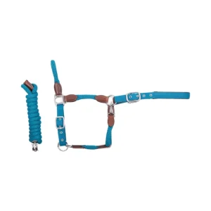 Dublin Halter Sky Blue/ Brown P Practice Essential