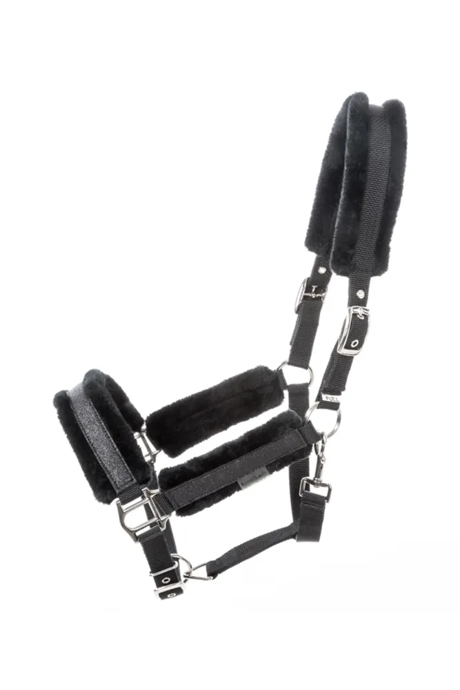 Leštící kalíšek Star Glitter Halter Faux Fur Black/Black PII