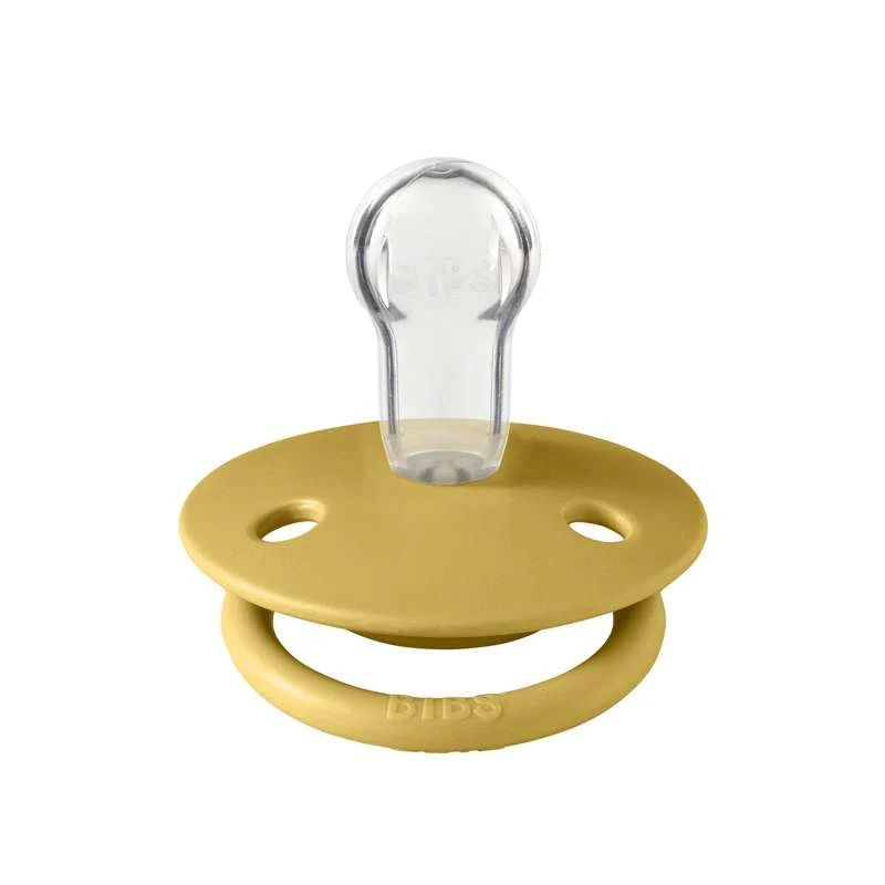 BIBS De Lux Sut - Onesize - Silikone - Mustard Assorted Sizes