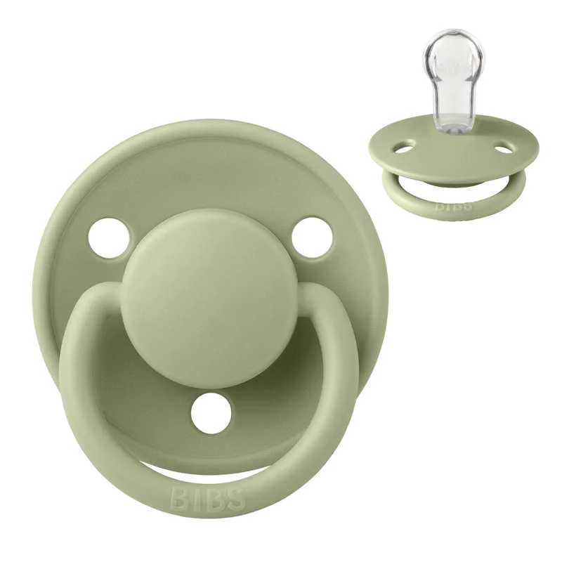 BIBS De Lux Sut - Onesize - Silikone - Sage - Sterility Assured