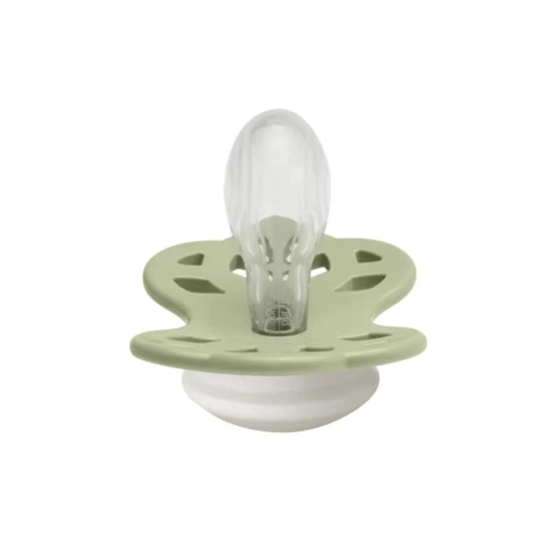 BIBS Symmetrisk Infinity Sut - Str. 2 - Silikone - GLOW - Sage