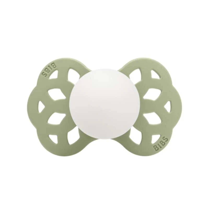 BIBS Symmetrisk Infinity Sut - Str. 2 - Silikone - GLOW - Sage