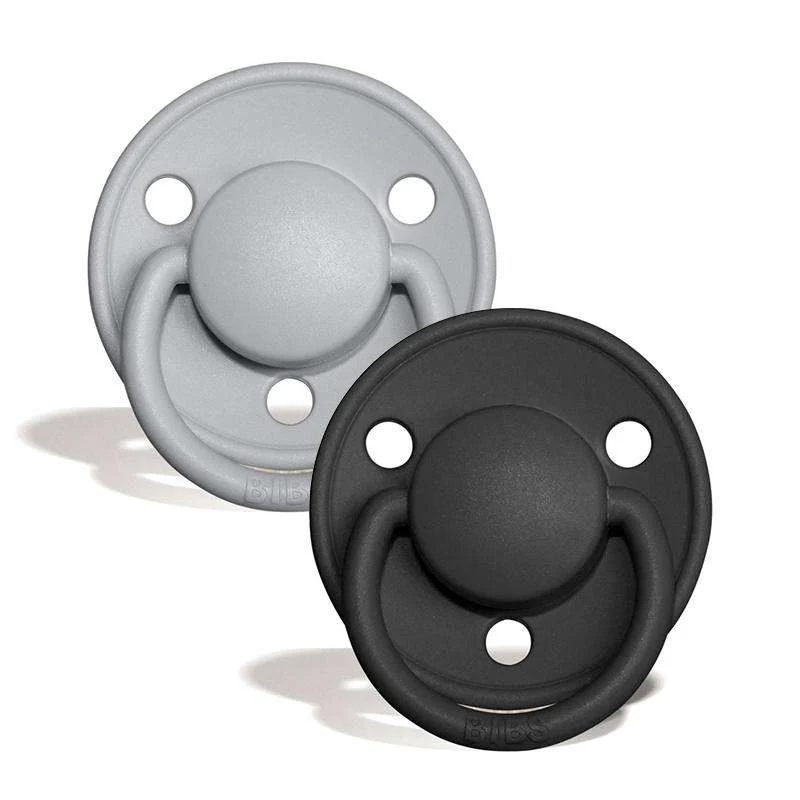 Sterilní aseptický BIBS De Lux Sut - 2-Pak - Onesize - Silikone - Cloud/Black