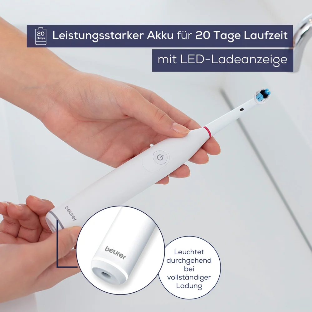 Auslaufartikel: Beurer TB 30 Elektrische Zahnbürste | Packung (1 Stück)