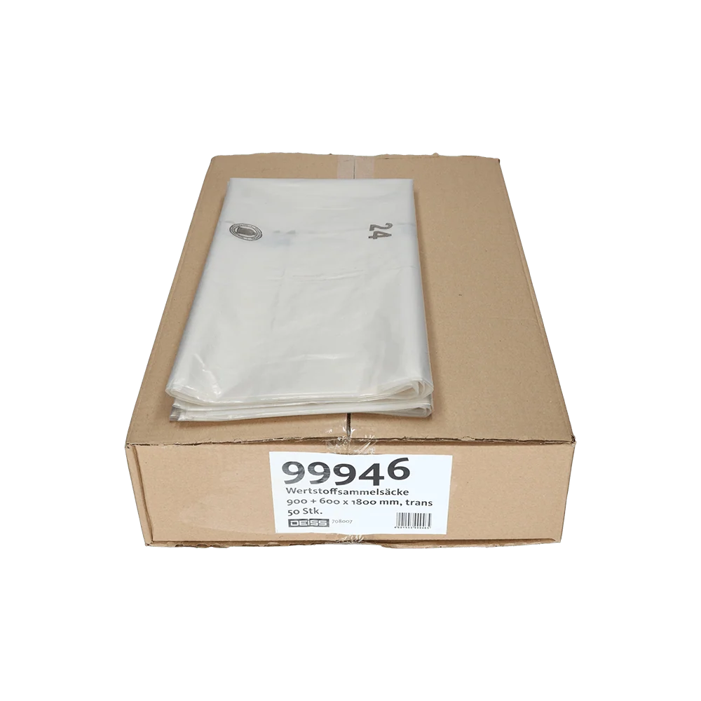 Deiss 99946 - 900+600x1800 mm Tipo 80 Transparente | Papelão (50 funções)