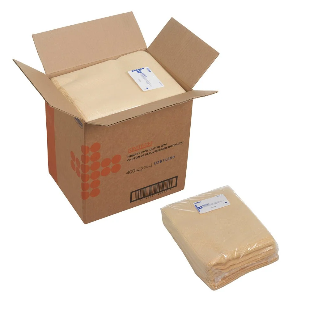 Kimtech® Auto Centrální Tack Wipes - Pano plano / branco - 4 sacos x 100 folhas | Papelão (4 sacolas)