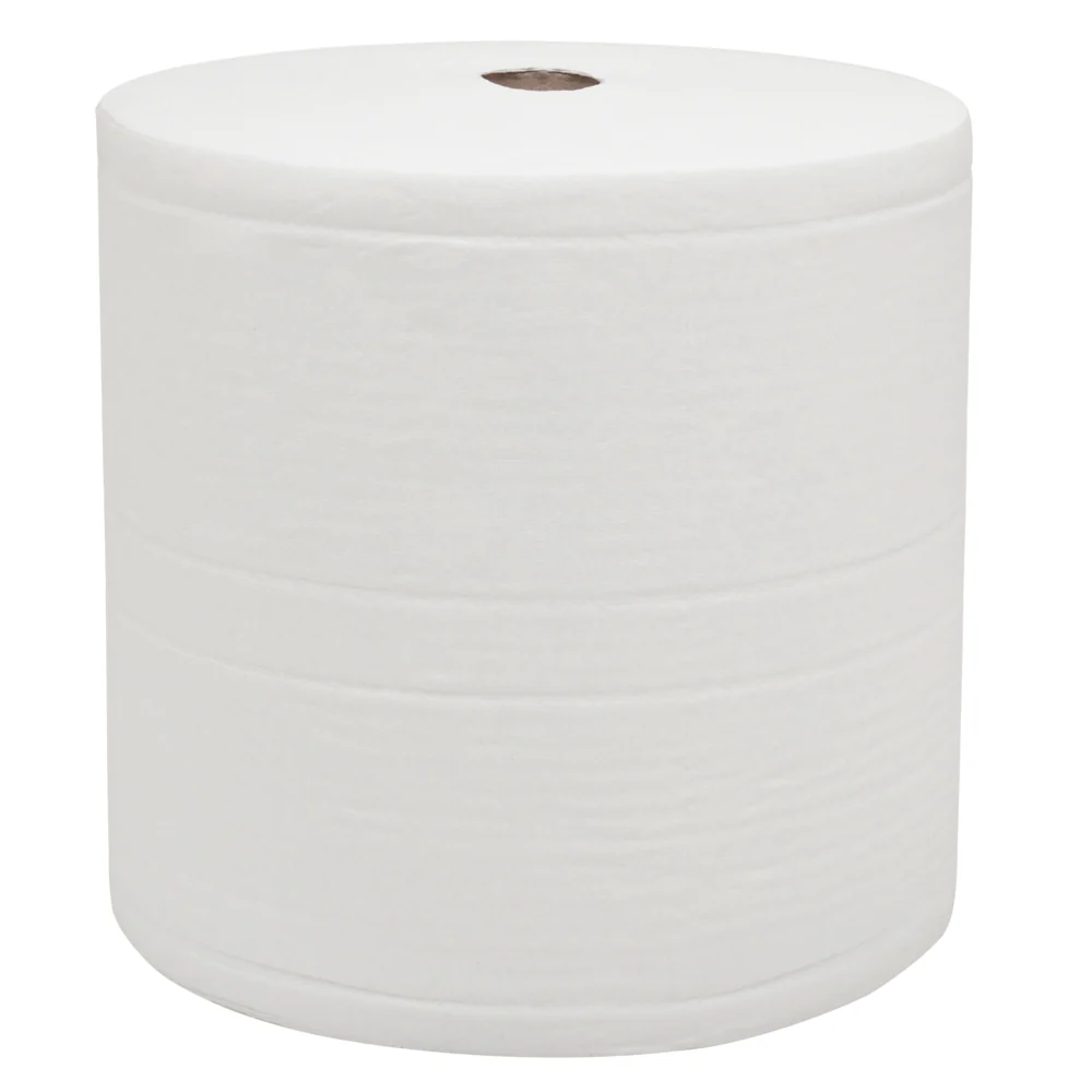 Toalha de papel Wypall® L30 para tarefas de limpeza industrial - rolo grande - náhradní largo e longo / branco - 1 rolo x...