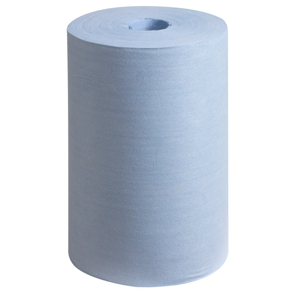Wypall® X60 Limpo genral - Remoção central / azul - 1 rolo x 150 folhas | Papelão (1 rolo)