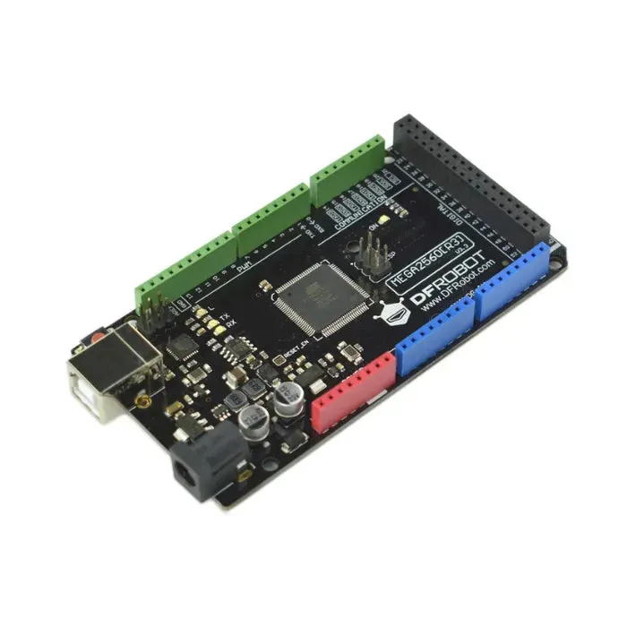 DFRduino Mega2560: Kompatibilní řídicí deska Arduino Mega 2560 R3 DFRobot