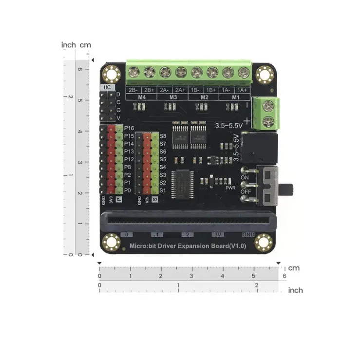DFRobot micro:Driver: Rozšiřující deska ovladače motoru pro micro:bit