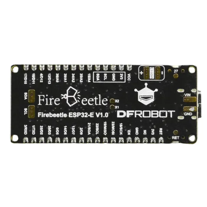 FireBeetle 2 ESP32-E IoT mikrokontrolér s headerem - Arduino IDE DFRobot