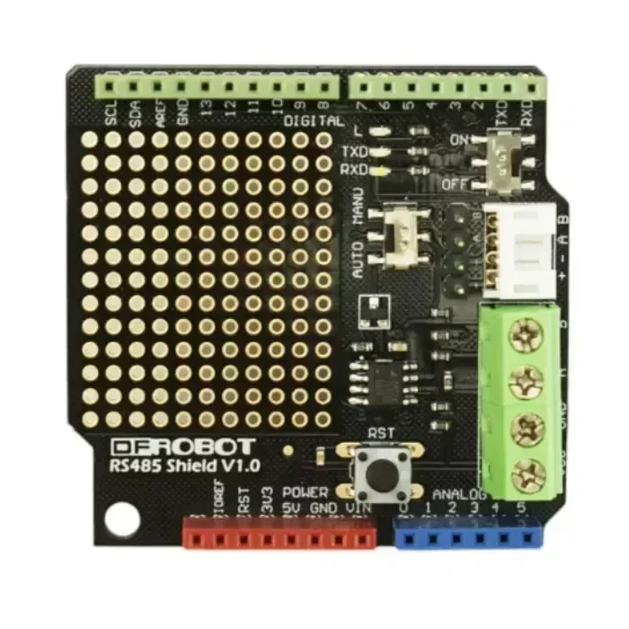 RS485 štít pro Arduino - UART na RS485 Modbus rozšiřující deska DFRobot