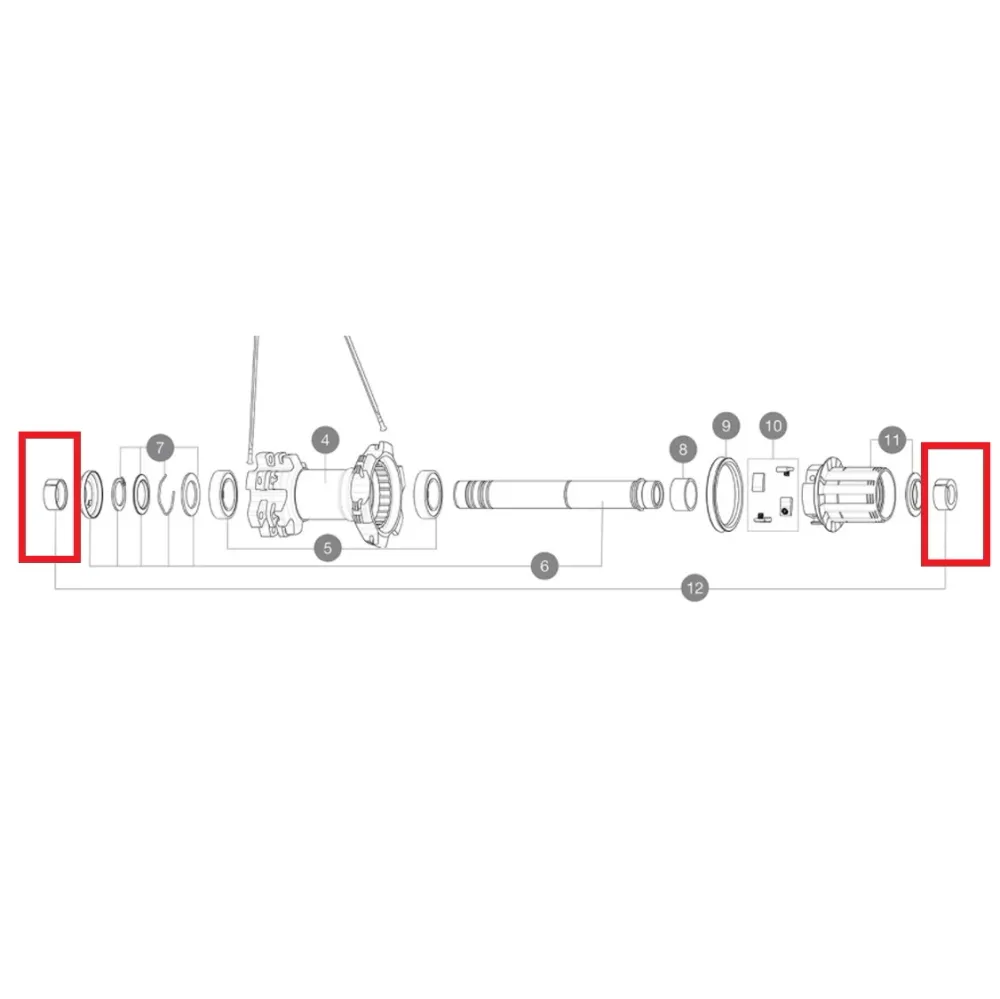 Adaptér pro zadní kolo MAVIC YELL BOOST se samonastavením 12x148mm