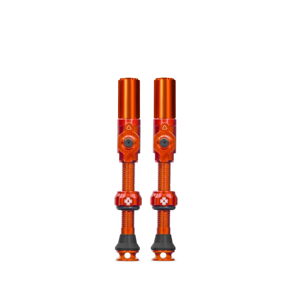 Bezdušové ventilky MUC-OFF Big Bore Hybrid (Schrader) Large Orange