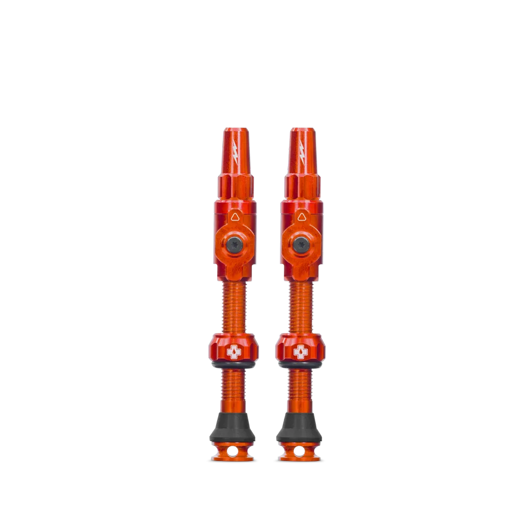 Bezdušové ventilky MUC-OFF Big Bore Lite (Presta) velké oranžové