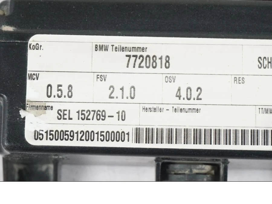 Řídicí jednotka snímače tlaku pneumatik BMW