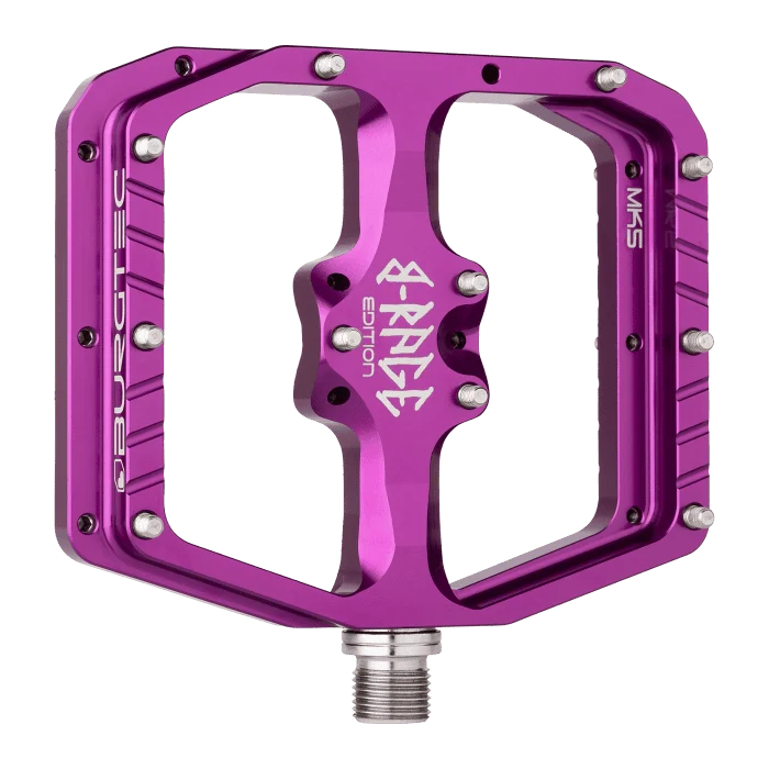 BURGTEC PENTHOUSE FLAT MK5 B-RAGE EDITION Fialové ploché pedály