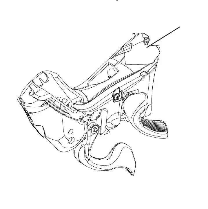 CAMPAGNOLO EKAR 13V kotoučová brzda pravé ruční řazení tělo