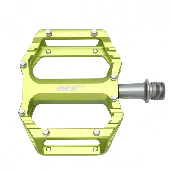 HT COMPONENTS AR09 Zelené ploché pedály