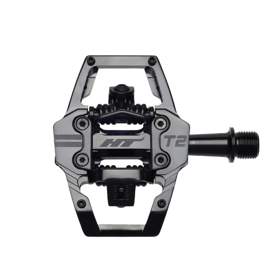 HT COMPONENTS EDNURO T2 Black Stealth pedály