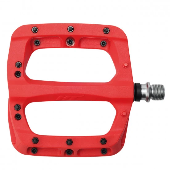 HT Components NANO-P Ploché pedály PA03A červené