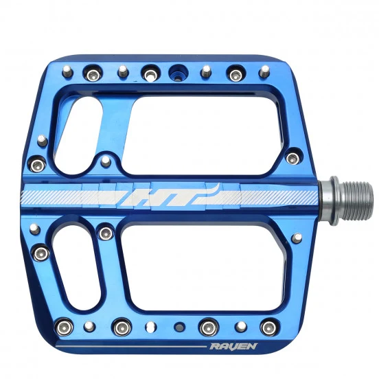 HT COMPONENTS RAVEN 12 Blue Ploché pedály