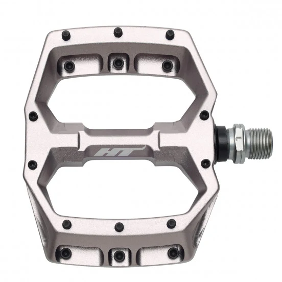 HT COMPONENTS SPIDER AF03 Ploché pedály šedé