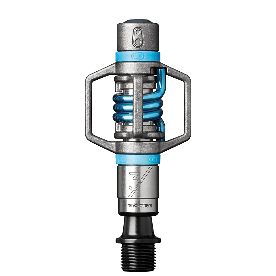CRANKBROTHERS EGG BEATER 3 pedály Stříbrná/Modrá