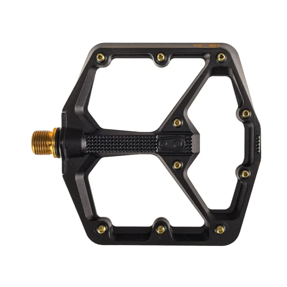 CRANKBROTHERS STAMP 11 široké ploché pedály černá/zlatá