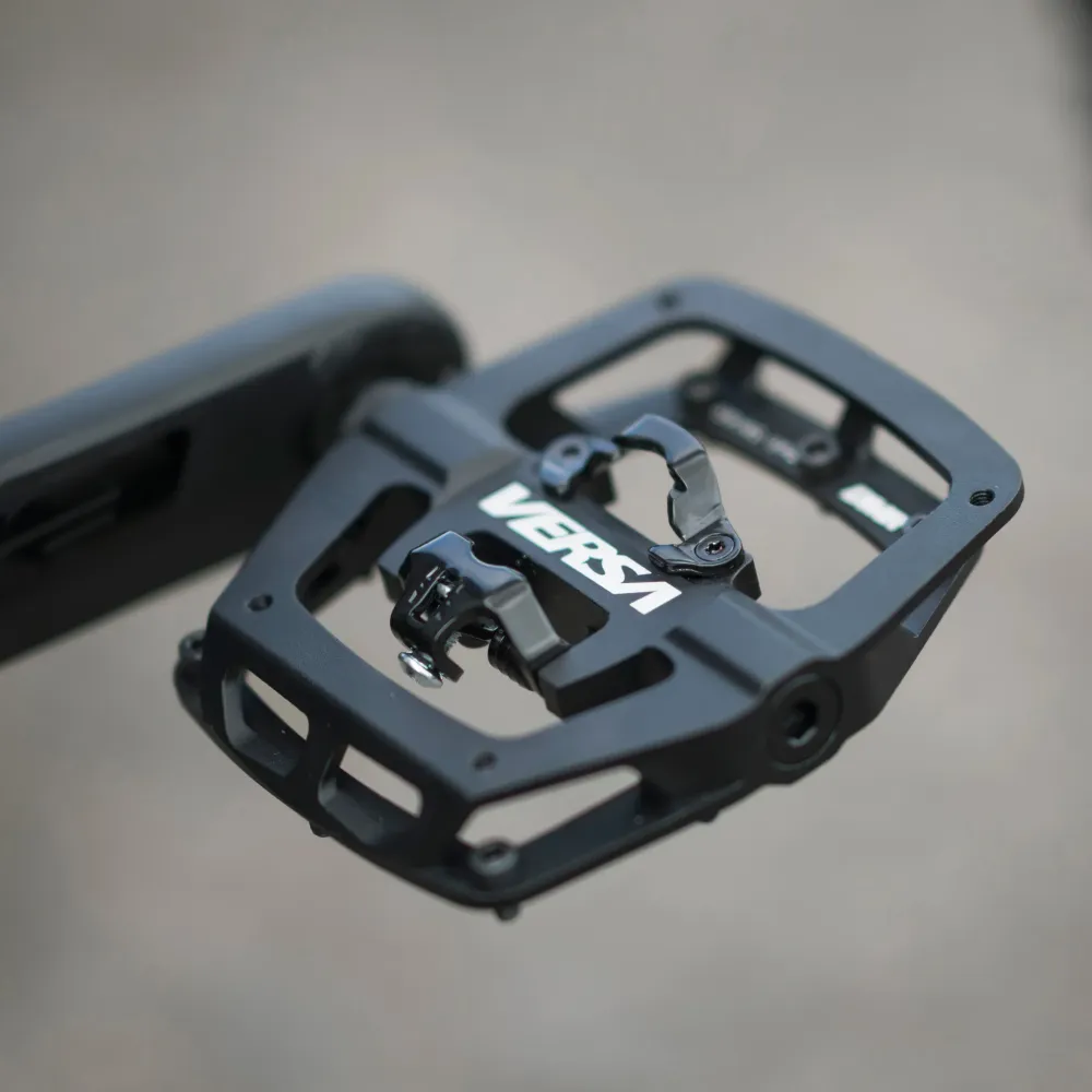 DMR VERSA Ploché / automobilové pedály stříbrné