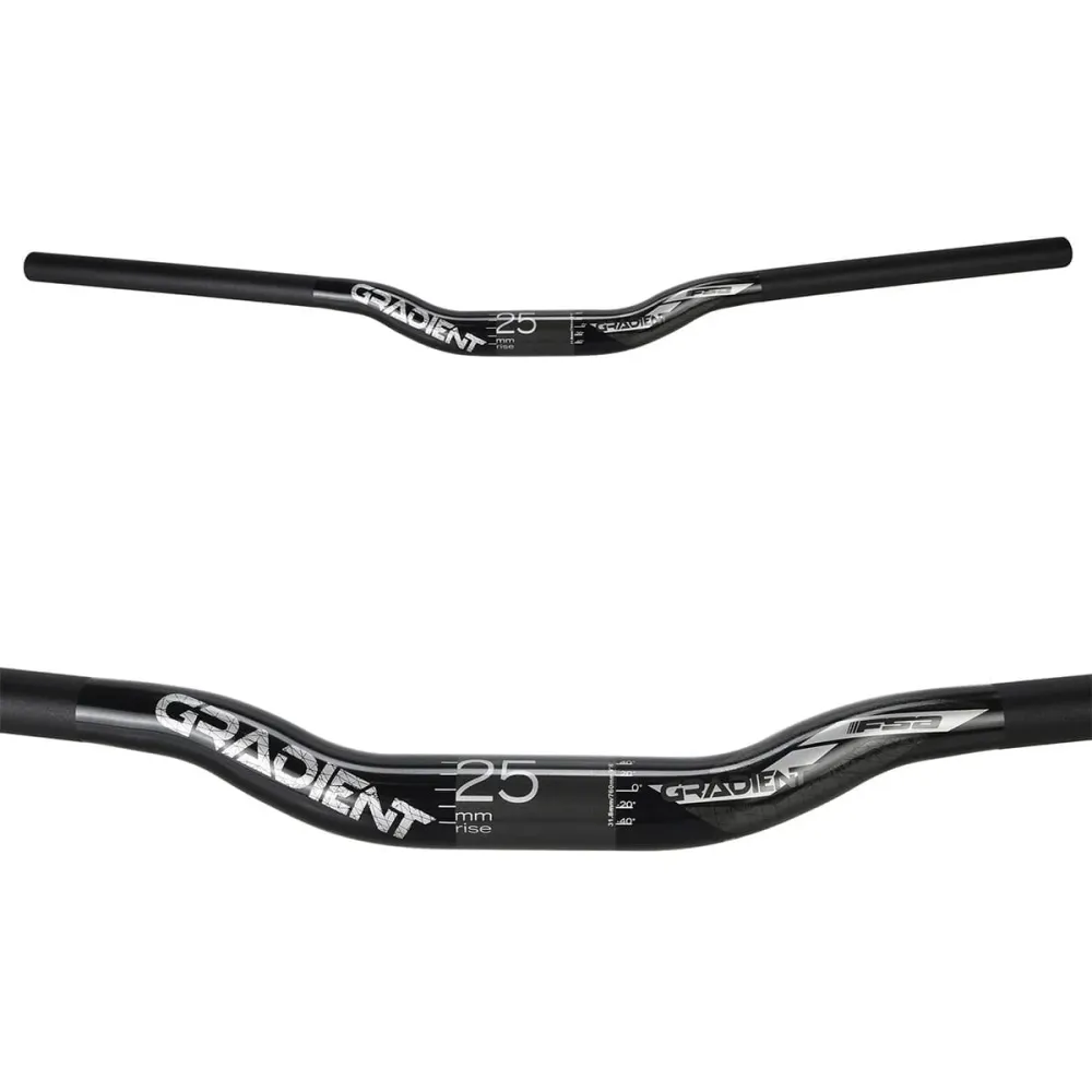 Řídítka FSA GRADIENT Aluminium Rise 25mm 31,8/760mm Black