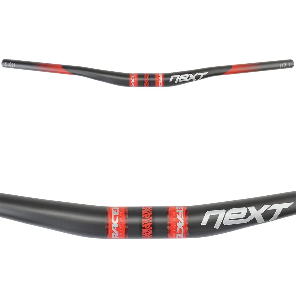 Řídítka RACE FACE NEXT Rise 19mm 725mm Carbon/Red