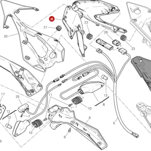 Ducati Zadní světlo Panigale 1199 / 1299 / 959 / 899 / R