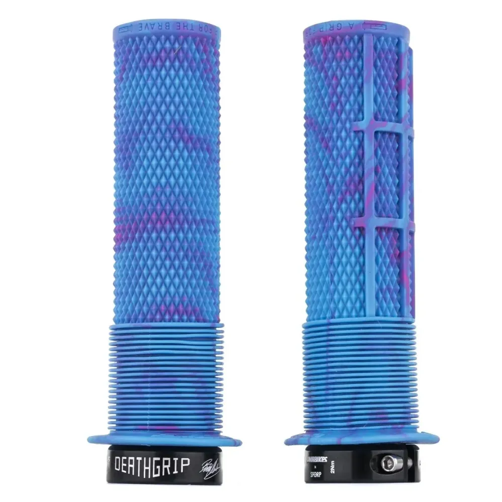 Gripy DMR DEATHGRIP Flange Large Lock-on Blue/Camo